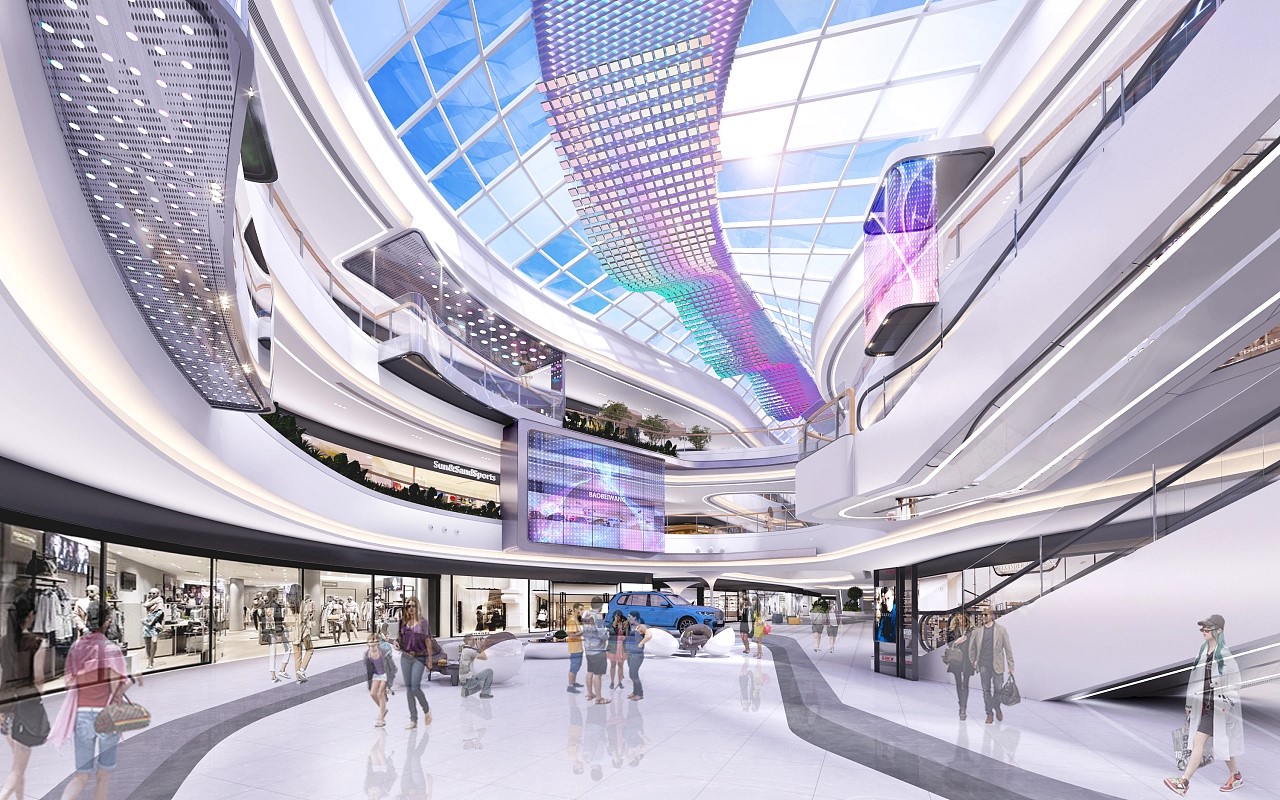 時尚潮流商場裝修效果圖