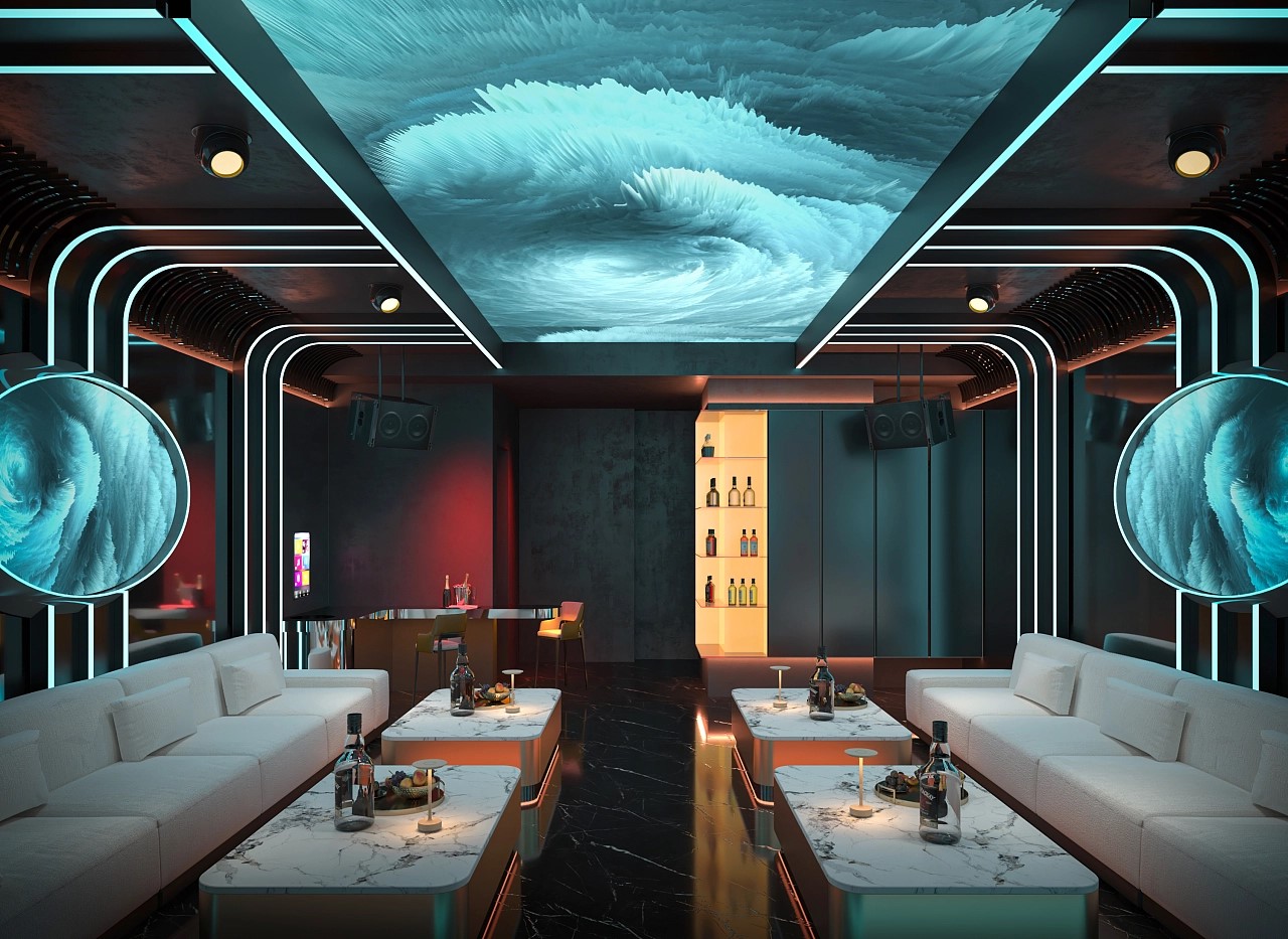 高檔奢華商務ktv裝修效果圖