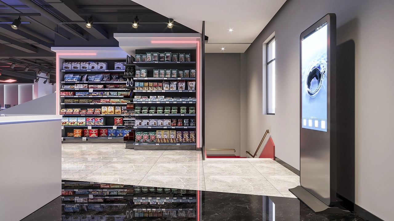 簡約風格網吧裝修效果圖